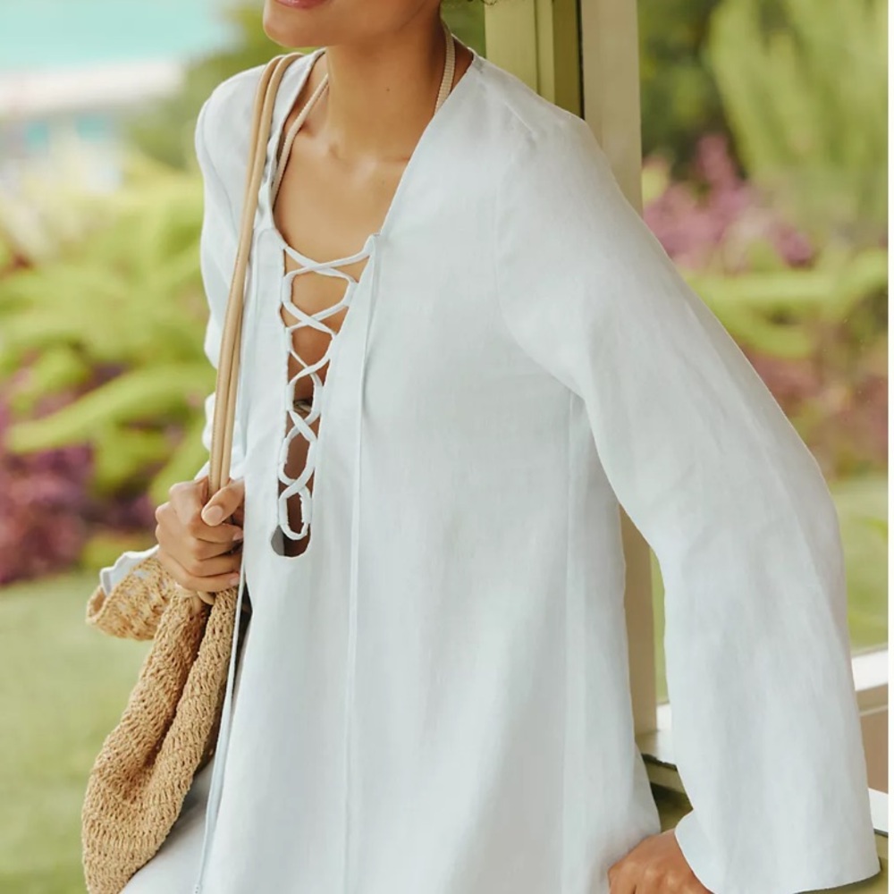 JETS Australia
Women’s Tie-Front Mini Dress Coverup